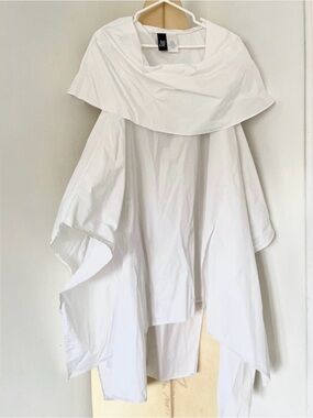 Igor Dobranic White Draped Tunic Top